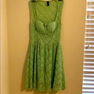 Light green dress